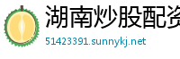 湖南炒股配资公司